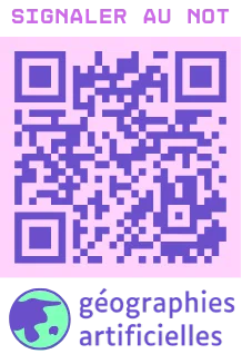 QR code pour se connecter à l'interface de signalement de tomason du NOT