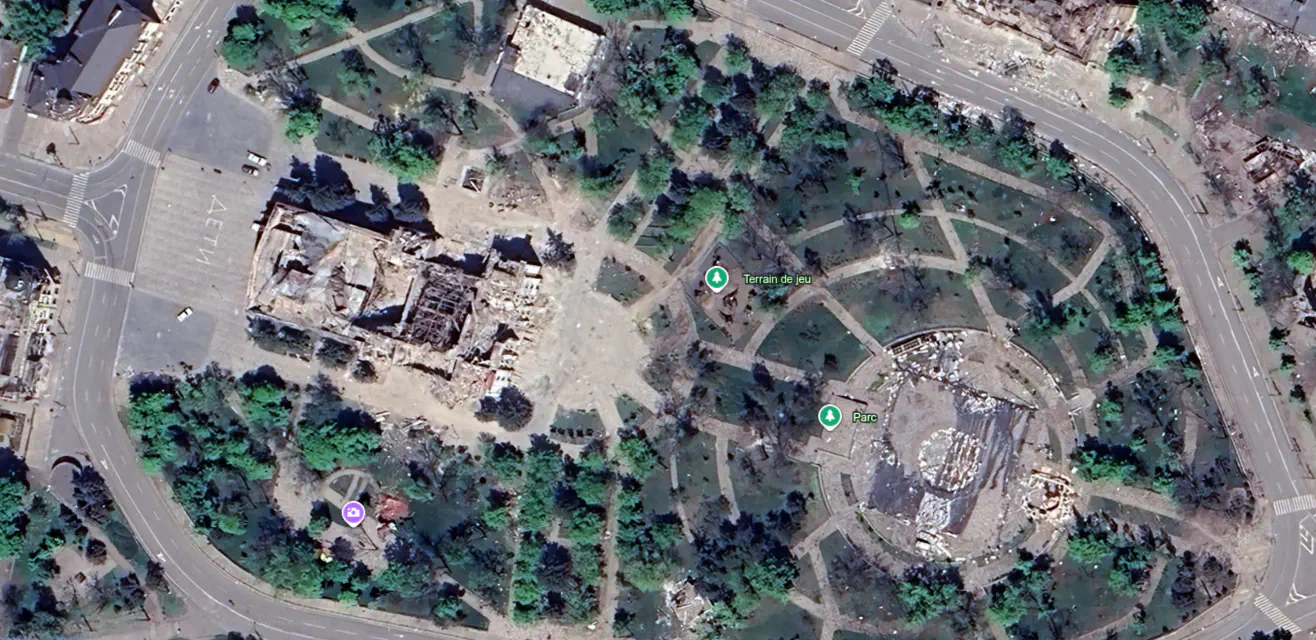 Source : Google Earth Marioupol, 9 mai 2022